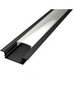 LED Strip Profiel - Delectro Profi - Aluminium - 1 Meter - 25x7mm - Inbouw