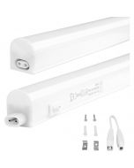 LED TL Armatuur met T5 Buis - Aigi Timola - 60cm Enkel - 8W - Helder/Koud Wit 6500K - Mat Wit - Kunststof