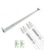 OSRAM - LED TL Armatuur met T8 Buis - SubstiTUBE Value EM 830 - Aigi Dybolo - 150cm Dubbel - 38.2W - Warm Wit 3000K