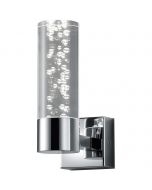 OSRAM - LED Wandlamp - Trion Balo - 1-lichts - 3W - Warm Wit 3000K - Rond - Glans Chroom - Aluminium