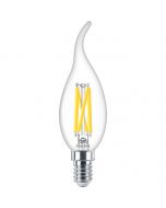 PHILIPS - LED Lamp Filament - Classic LEDCandle 827 B35 CL - E14 Fitting - 2W - Warm Wit 2700K | Vervangt 25W