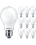 PHILIPS - LED Lamp 10 Pack - CorePro LEDbulb 827 A60 - E27 Fitting - 8W - Warm Wit 2700K | Vervangt 60W