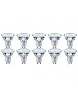 PHILIPS - LED Spot 10 Pack - MASTER 927 36D VLE DT - GU10 Fitting - Dimbaar - 3.7W - Warm Wit 2700K | Vervangt 35W