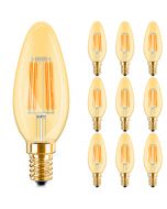 PHILIPS - LED Lamp 10 Pack - CorePro Candle 827 B35 FR - E14 Fitting - 4W - Warm Wit 2700K | Vervangt 25W