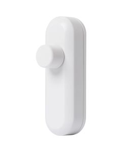 EcoDim - LED Snoerdimmer - ECO-DIM.08 - Fase Afsnijding RC - Enkel Knop - 0-50W - Wit