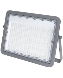 LED Bouwlamp - Aigi Zuino - 200 Watt - Helder/Koud Wit 6500K - Waterdicht IP65 - Kantelbaar - Mat Grijs - Aluminium