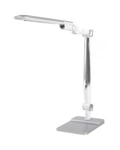 LED Bureaulamp - Aigi Alinox - 10W - Aanpasbare Kleur - Dimbaar - Mat Zilver