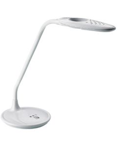 LED Bureaulamp met Vergrootglas - Aigi Magnoty - 5W - Natuurlijk Wit 5000K - Dimbaar - Glans Wit