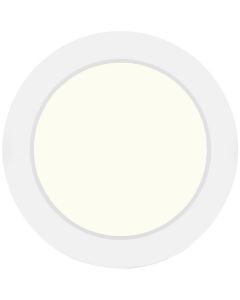 LED Downlight Pro - Aigi Trinko - Opbouw Rond 12W - Natuurlijk Wit 4000K - Mat Wit - Kunststof