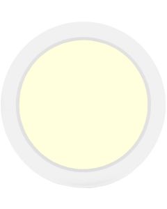 LED Downlight Pro - Aigi Trinko - Opbouw Rond 18W - Warm Wit 3000K - Mat Wit - Kunststof