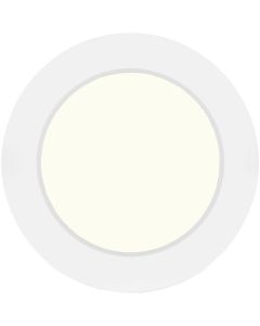 LED Downlight Pro - Aigi Trinko - Opbouw Rond 6W - Natuurlijk Wit 4000K - Mat Wit - Kunststof