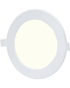 LED Downlight - Smart LED - Wifi LED - Slimme LED - Aigi Zumba - 12W - Natuurlijk Wit 4000K - Inbouw Rond - Mat Wit - Aluminium - Ø160mm