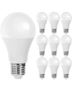 LED Lamp 10 Pack - E27 Fitting - 12W - Helder/Koud Wit 6400K