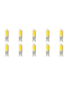 LED Lamp 10 Pack - Aigi - G9 Fitting - 2W - Helder/Koud Wit 6500K