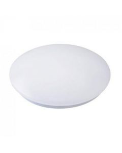 LED Lamp - Basic - Opbouw Rond 15W - Natuurlijk Wit 4200K - Mat Wit Aluminium - Ø230mm