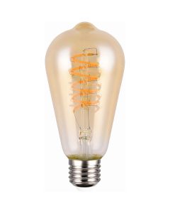 LED Lamp - Filament - Trion Lamba - E27 Fitting - 7W - Warm Wit 2000K-3000K - Dimbaar - Dim to Warm