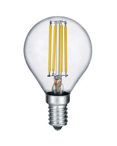 LED Lamp - Filament - Trion Tropin - E14 Fitting - 2W - Warm Wit-2700K - Transparant Helder -  Glas