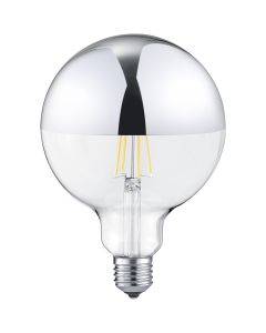 LED Lamp - Filament XL - E27 Fitting - 7W - Warm Wit 2700K - Glans Chroom - Glas