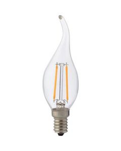 LED Lamp - Kaarslamp - Filament Flame - E14 Fitting - 2W - Natuurlijk Wit 4200K