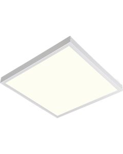 LED Paneel - 60x60 Natuurlijk Wit 4200K - 45W Opbouw Vierkant - Mat Wit - Flikkervrij