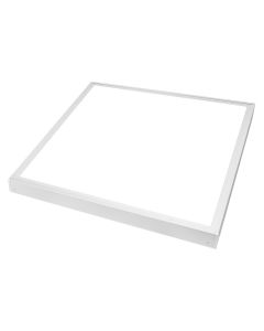 LED Paneel 60x60 - Velvalux Lumis - Helder/Koud Wit 6000K - 40W - Opbouw - Vierkant - Wit - Flikkervrij