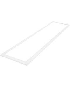 LED Paneel - Aigi - 30x120 Helder/Koud Wit 6000K - 40W Inbouw Rechthoek - Mat Wit - Aluminium