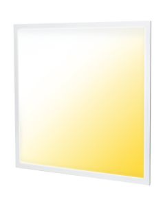 LED Paneel - Aigi Limno - 60x60 Aanpasbare Kleur - 32W Inbouw Vierkant - Smart Wifi - Dimbaar - Mat Wit - Aluminium