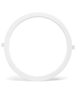 LED Paneel - Downlight - Aigi - Helder/Koud Wit 6500K - 24W - Ø30 - Inbouw - Rond - Wit - Flikkervrij