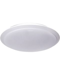 LED Plafondlamp - Aigi Ashly - Opbouw Rond 18W - Natuurlijk Wit 4000K - Mat Wit - Aluminium