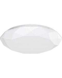 LED Plafondlamp - Aigi Dian - Opbouw Rond 12W - Warm Wit 3000K - Mat Wit - Aluminium