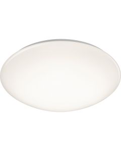 LED Plafondlamp met Bewegingssensor - Trion Poly - Opbouw Rond 18W - Spatwaterdicht IP44 - Warm Wit 3000K - 360° - Mat Wit