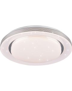 LED Plafondlamp - Plafondverlichting - Trion Atras - 22.5W - Aanpasbare Kleur - Rond - Mat Wit - Kunststof