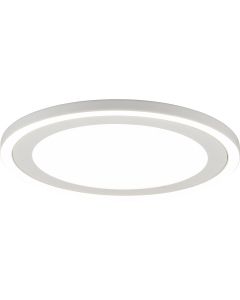 LED Plafondlamp - Plafondverlichting - Trion Coman - 24.5W - Natuurlijk Wit 4000K - Rond - Mat Wit - Kunststof