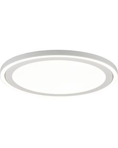 LED Plafondlamp - Plafondverlichting - Trion Coman - 29W - Natuurlijk Wit 4000K - Rond - Mat Wit - Kunststof