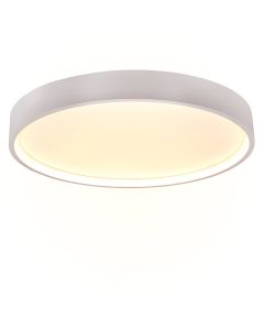 LED Plafondlamp - Plafondverlichting - Trion Coman - 29W - Natuurlijk Wit 4000K - Rond - Mat Wit - Kunststof