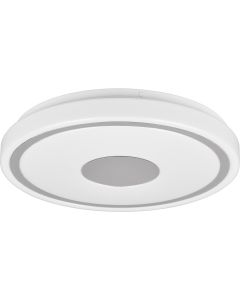 LED Plafondlamp - Plafondverlichting - Trion Tocomo - 24W - Dimbaar - Aanpasbare Kleur - Afstandsbediening - Rond - Mat Zwart - Aluminium