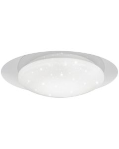 LED Plafondlamp - Plafondverlichting - Trion Frida - 13W - Aanpasbare Kleur - Dimbaar - Rond - Mat Wit - Kunststof