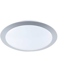 LED Plafondlamp - Plafondverlichting - Trion Ginzon - 9W - Warm Wit 3000K - Rond - Mat Titaan - Aluminium