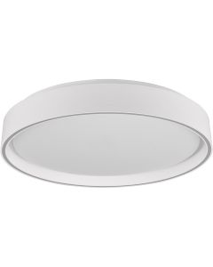 LED Plafondlamp - Plafondverlichting - Trion Tocomo - 24W - Dimbaar - Aanpasbare Kleur - Afstandsbediening - Rond - Mat Zwart - Aluminium