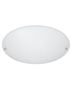 LED Plafondlamp - Plafondverlichting - Trion Linola - E27 Fitting - Rond - Mat Wit - Aluminium