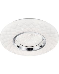 LED Plafondlamp - Trion Magum - 22W - Aanpasbare Kleur - Dimbaar - Afstandsbediening - Sterlicht - Rond - Mat Wit - Kunststof 