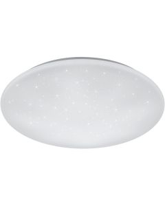 LED Plafondlamp - Trion Star - 27W - Aanpasbare Kleur - Dimbaar - Afstandsbediening - Rond - Mat Wit