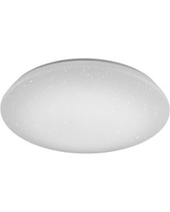 LED Plafondlamp WiZ - Trion Chirlo - 27W - Aanpasbare Kleur - Dimbaar - Afstandsbediening - Sterlicht - Rond - Mat Wit - Kunststof