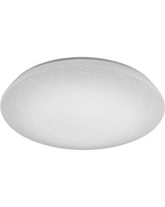 LED Plafondlamp WiZ - Trion Nilon - 40W - Aanpasbare Kleur - Dimbaar - Afstandsbediening - Sterlicht - Rond - Mat Wit - Kunststof