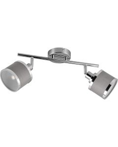 LED Plafondspot - Trion Bimm - E14 Fitting - 3-lichts - Rond - Antiek Nikkel - Aluminium