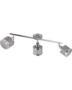 LED Plafondspot - Trion Bimm - E14 Fitting - 3-lichts - Rond - Antiek Nikkel - Aluminium