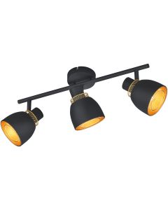 LED Plafondspot - Trion Rollo - E14 Fitting - 2-lichts - Rond - Mat Wit - Aluminium