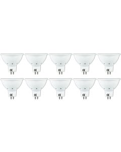 LED Spot 10 Pack - Aigi Firona - GU5.3 MR16 Fitting - 3W - Warm Wit 3000K - 12V