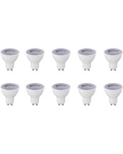 LED Spot 10 Pack - GU10 Fitting - Dimbaar - 6W - Helder/Koud Wit 6400K