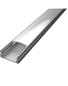 LED Strip Profiel - Delectro Profi - Aluminium - 1 Meter - 17.1x8mm - Opbouw